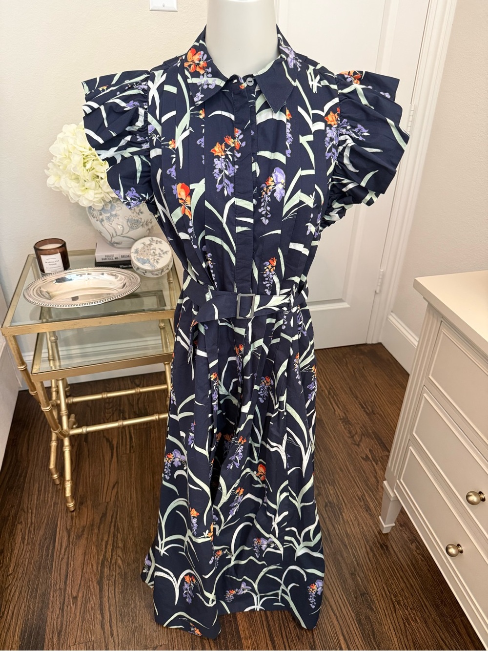 Anthropologie Ruffled Floral Shirt Dress
V16 - Picture 5 of 8